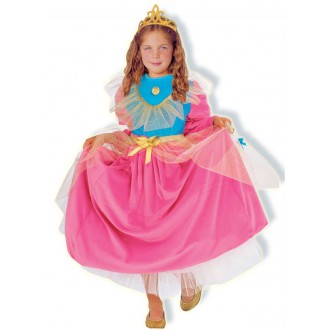Princezny, víly - Dětský kostým růžová Princezna I