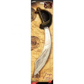 Piráti - Pirátská šavle stříbrná 46 cm