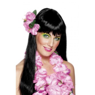 Havaj párty - Havajské kvítko do vlasů růžové