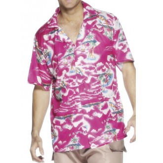 Havaj párty - Havajská košile růžová