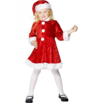 Mikuláš-Čert-Anděl - Dětský kostým Santa girl I