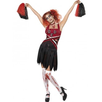 Halloween,Horor - Kostým High School zombie cheerleader