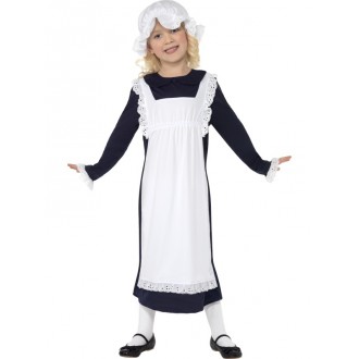 Kostýmy - Dětský kostým Viktoriánská chudá dívka I