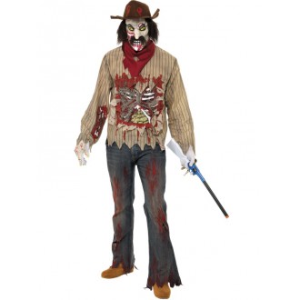 Halloween,Horor - Pánský kostým Zombie kovboj