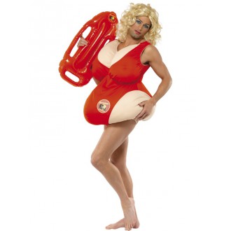 Kostýmy - Pánský kostým Baywatch Lifeguard plavky