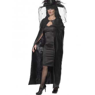 Halloween,Horor - Plášť Čarodějnice černý