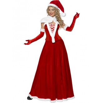 Kostýmy - Dámský kostým Miss Santa 2