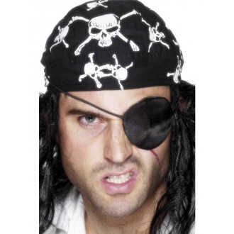Piráti - Pirátská záslepka satén