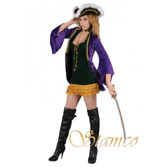 Piráti - Dámský kostým Pirátka 4