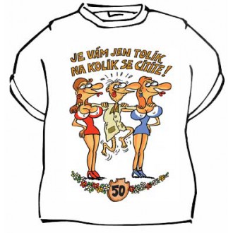 Vtipné trička / cedulky-certifikáty - Tričko Výročí Pro muže 55