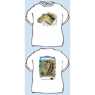 Vtipné trička / cedulky-certifikáty - Dětské tričko Stegosaurus