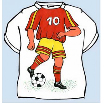 Vtipné trička / cedulky-certifikáty - Dětské tričko Fotbalista