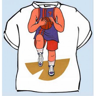 Vtipné trička / cedulky-certifikáty - Dětské tričko Basketbalista