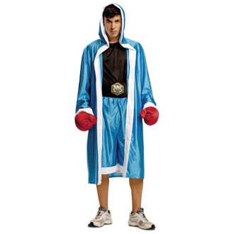 Kostýmy - Pánský kostým Boxer modrý