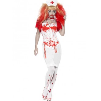Halloween,Horor - Dámský kostým Zombie sestřička