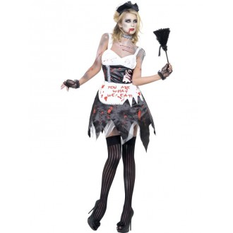 Halloween,Horor - Dámský kostým Zombie pokojská