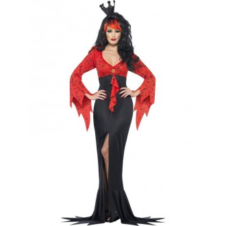 Halloween,Horor - Dámský kostým Královna ďáblů