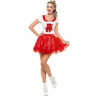 Kostýmy - Dámský kostým Sandy Cheerleader Pomáda