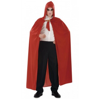 Kostýmy - Plášť s kapucí červený I