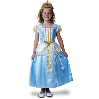 Princezny, víly - Dětský kostým Princezna deluxe,modrá