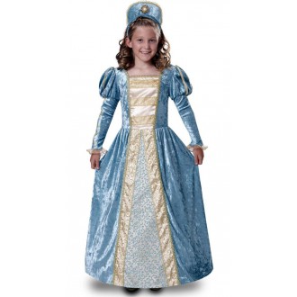 Princezny, víly - Dětský kostým Princezna modrá