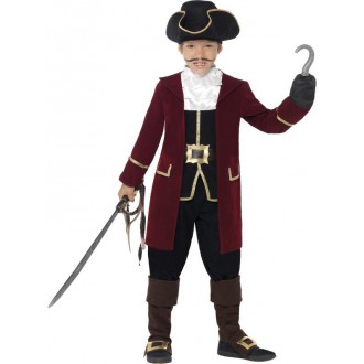 Piráti - Dětský pirátský kostým kapitán