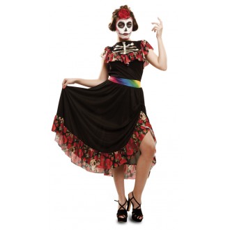 Kostýmy - Dámský kostým Den mrtvých tanečnice