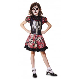Halloween,Horor - Dětský kostým Kostlivka II