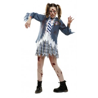 Halloween,Horor - Kostým Zombie školačka Halloween