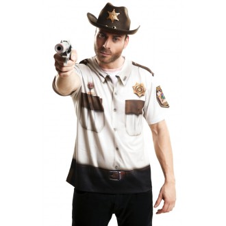 Vtipné trička / cedulky-certifikáty - Tričko 3D Šerif