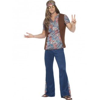 Hippie - Pánský kostým Hippiesák
