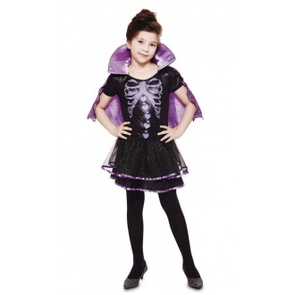 Halloween,Horor - Dívčí kostým Upíří kostlivka