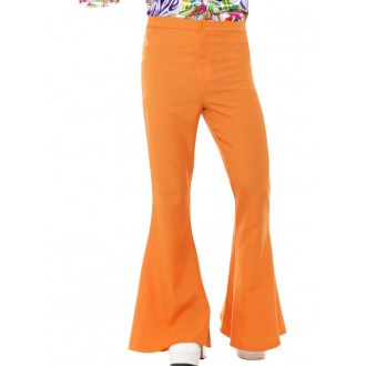 Hippie - Kalhoty Hippie oranžové pro dospělé