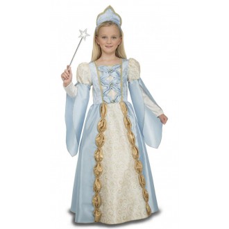 Princezny, víly - Dětský kostým Modrá královna