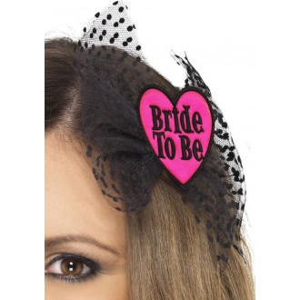 Karnevalové doplňky - Spona do vlasů Bride to be