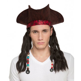 Piráti - Pirátský klobouk s dredy