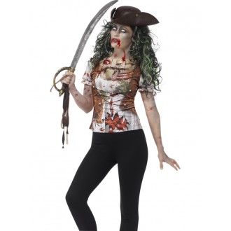 Halloween,Horor - Kostým Zombie Pirátka