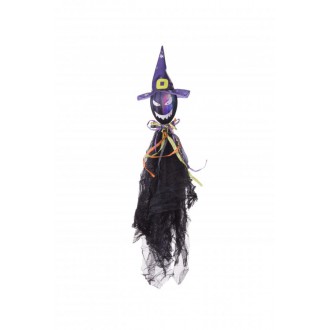 Halloween,Horor - Svítící strašidlo Čarodějnice, černá