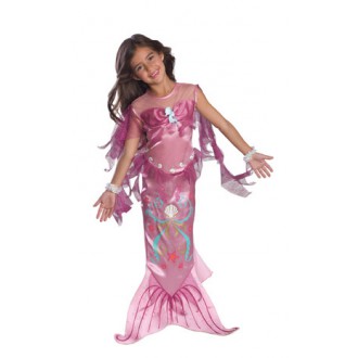 Kostýmy - Dětský kostým Mořská panna růžová
