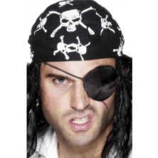 Pirátská záslepka satén