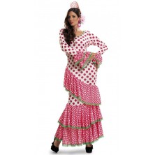 Dámský kostým Tanečnice flamenga červená