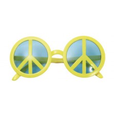 Brýle Peace symbol žluté